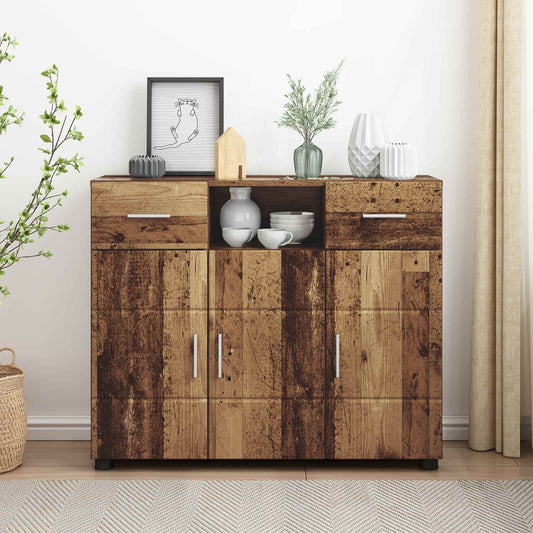 vidaXL Ξύλινο Ντουλάπι με συρτάρι Παλιό ξύλο 88,5 x 30,5 x 73 εκ