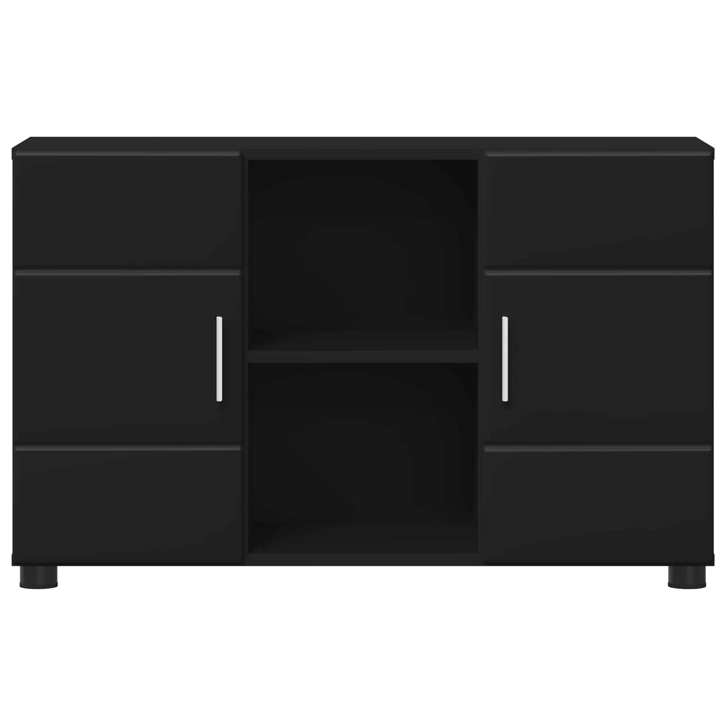 vidaXL Πλαϊνό γραφείο FLORIN 88,5 x 30,5 x 55,5 εκ Μαύρο