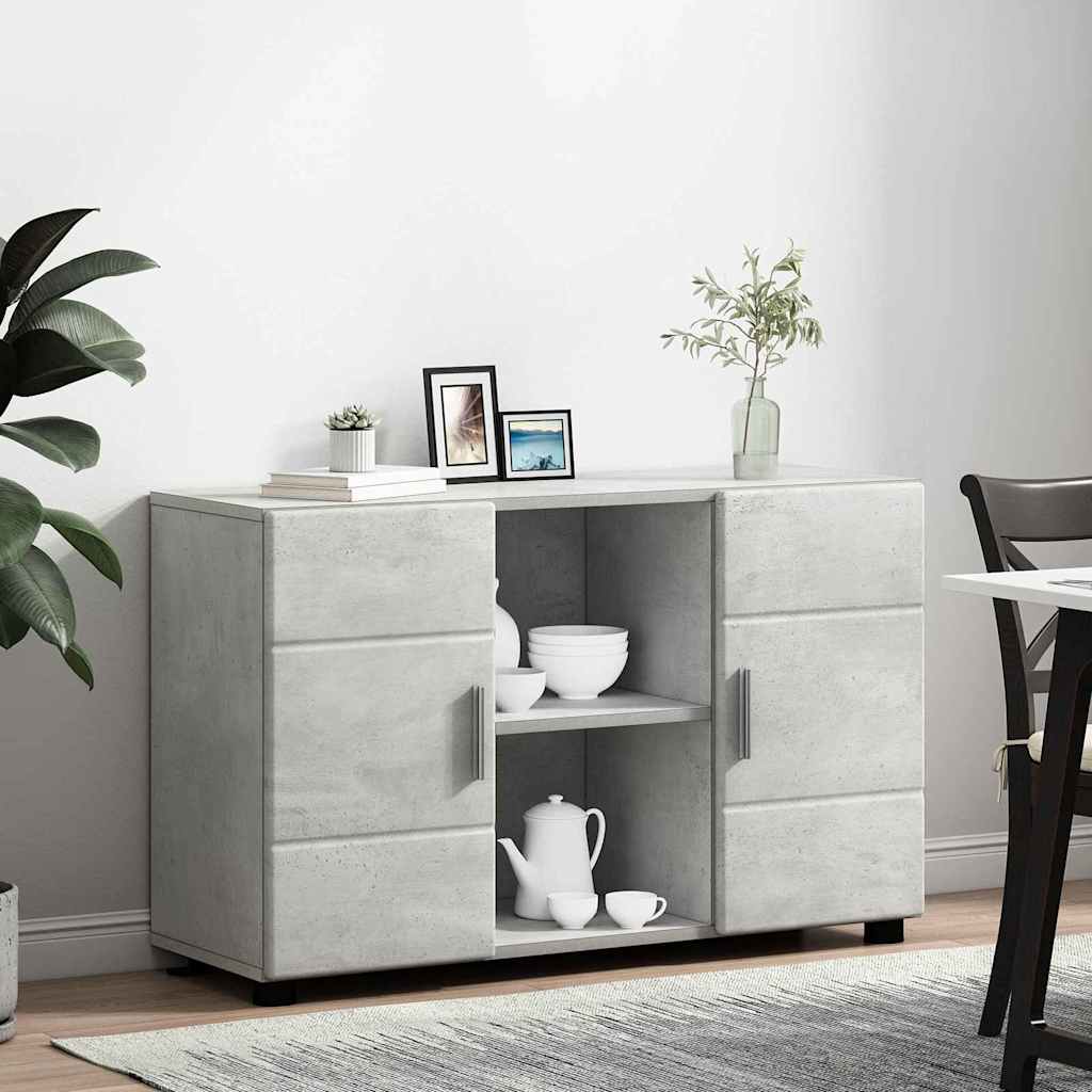 vidaXL Πλαϊνό γραφείο FLORIN Σκυρόδεμα Γκρι 88,5 x 30,5 x 55,5 εκ