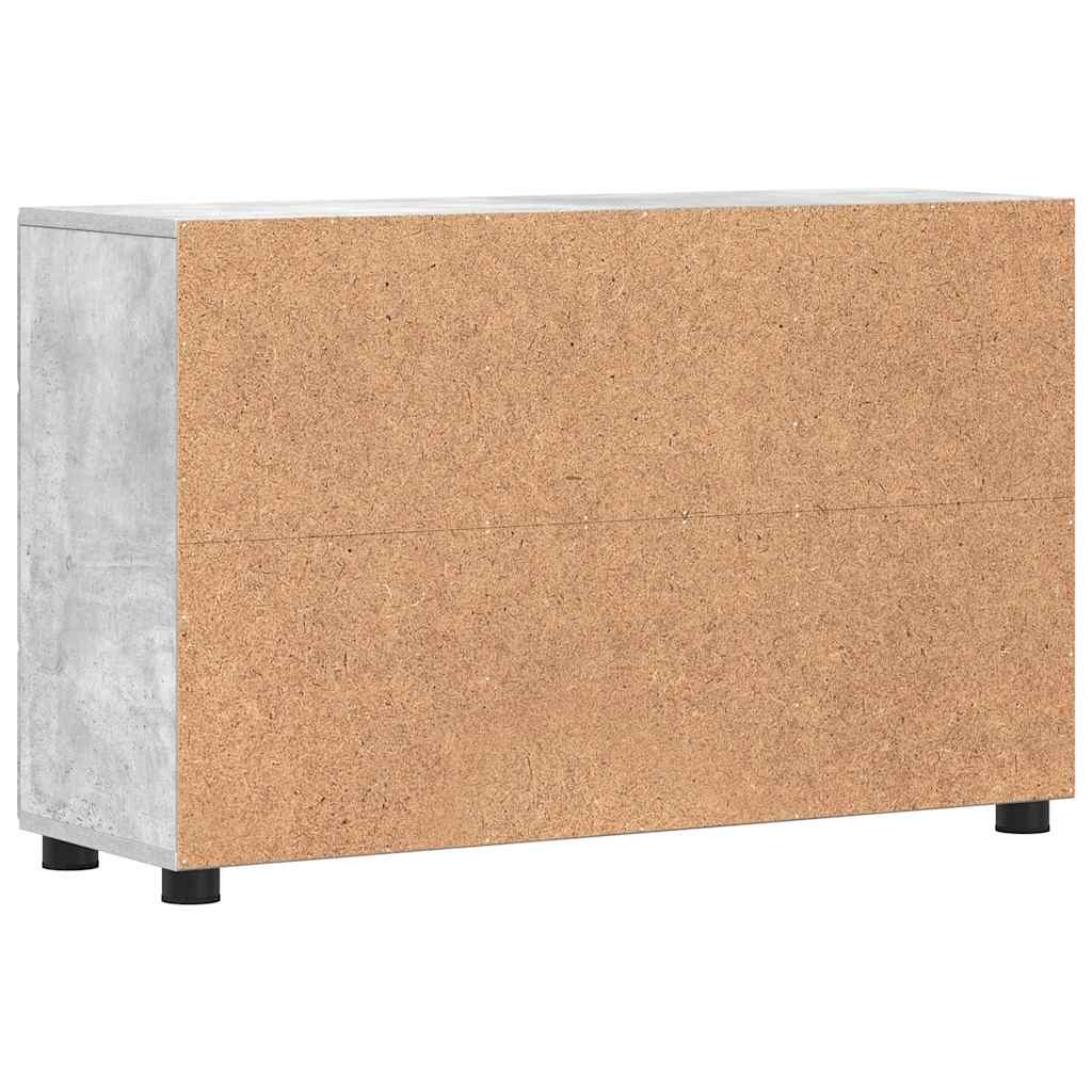vidaXL Πλαϊνό γραφείο FLORIN Σκυρόδεμα Γκρι 88,5 x 30,5 x 55,5 εκ