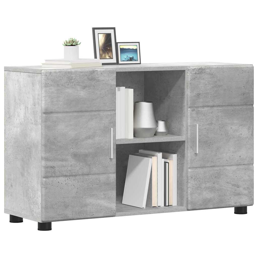vidaXL Πλαϊνό γραφείο FLORIN Σκυρόδεμα Γκρι 88,5 x 30,5 x 55,5 εκ