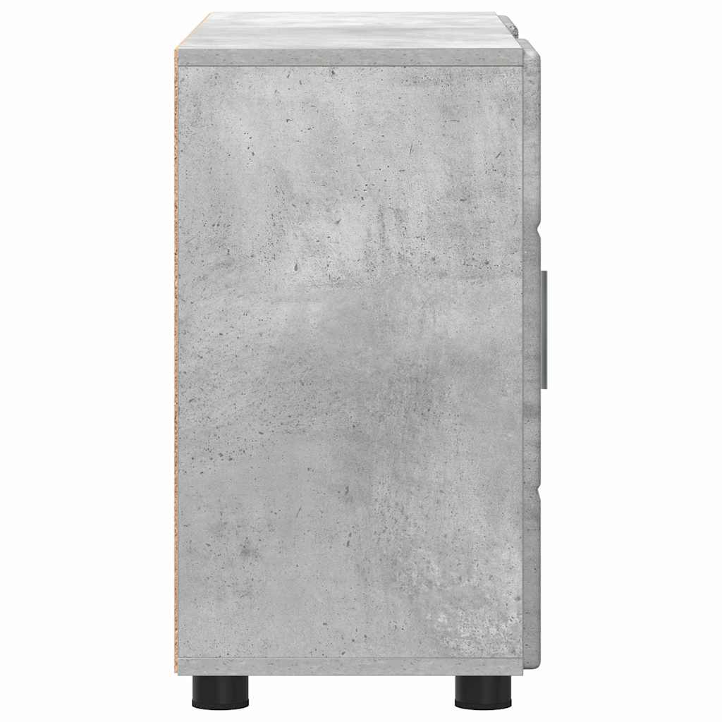 vidaXL Πλαϊνό γραφείο FLORIN Σκυρόδεμα Γκρι 88,5 x 30,5 x 55,5 εκ