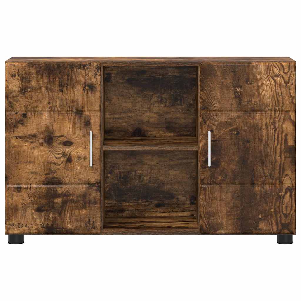 vidaXL Πλαϊνό γραφείο FLORIN Καπνιστό Δρύς 88,5 x 30,5 x 55,5 εκ