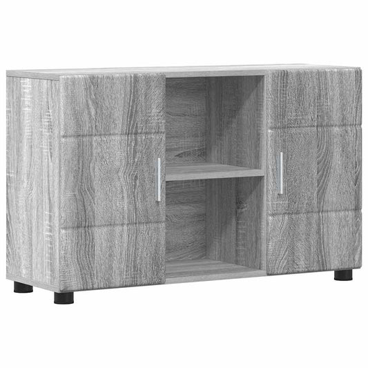 vidaXL Πλαϊνό γραφείο FLORIN 88,5 x 30,5 x 55,5 εκ Γκρίζο Σονομα