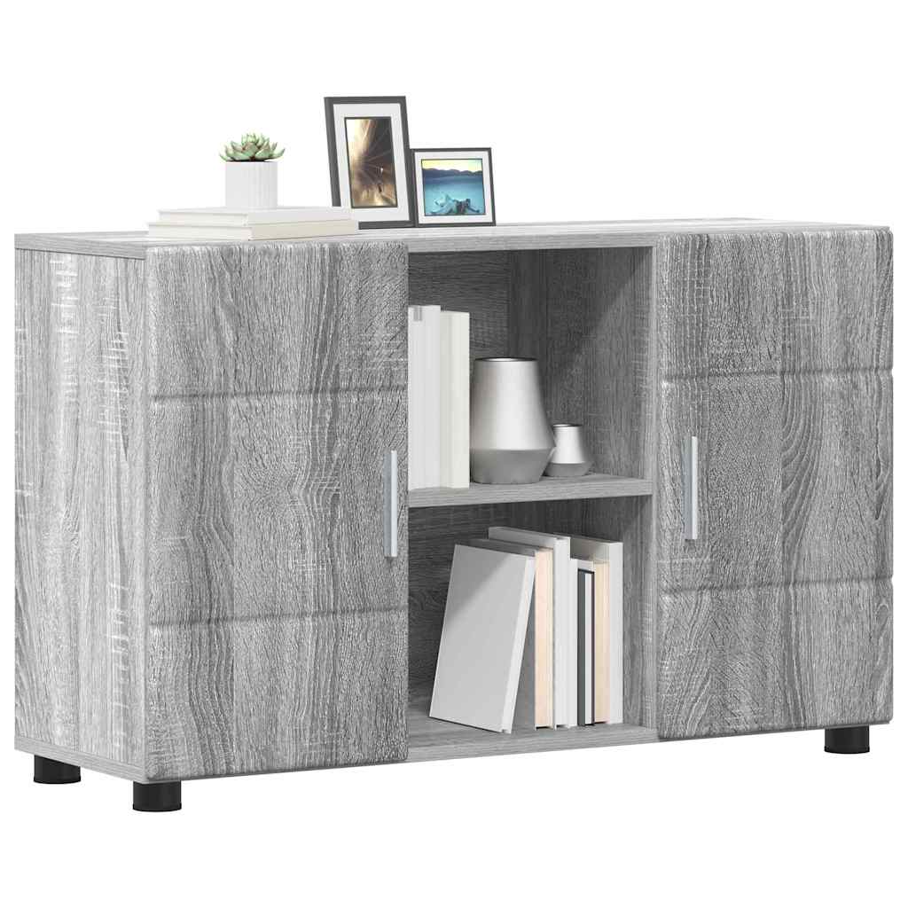 vidaXL Πλαϊνό γραφείο FLORIN Γκρίζο Σονομα 88,5 x 30,5 x 55,5 εκ