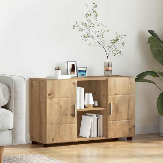 vidaXL Πλαϊνό γραφείο FLORIN 88,5 x 30,5 x 55,5 εκ Artisan Oak