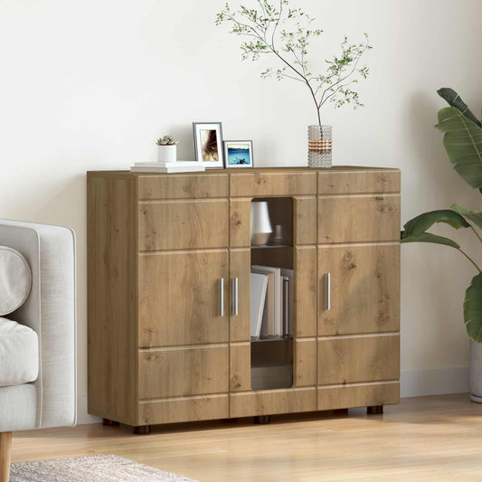 vidaXL Ξύλινο Ντουλάπι Artisan Oak Επεξεργασμένο Ξύλο