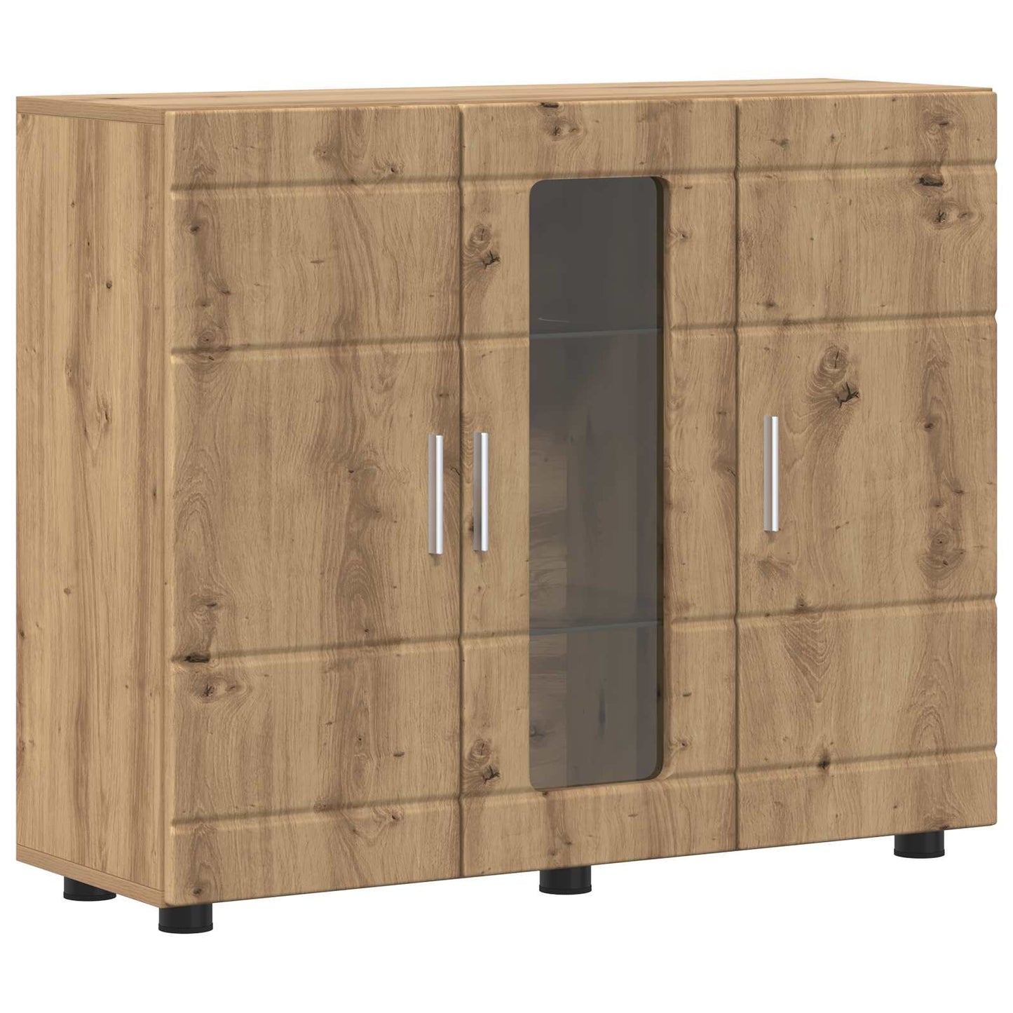 vidaXL Ξύλινο Ντουλάπι με αποθήκευση Artisan Oak 88,5 x 30,5 x 73 εκ