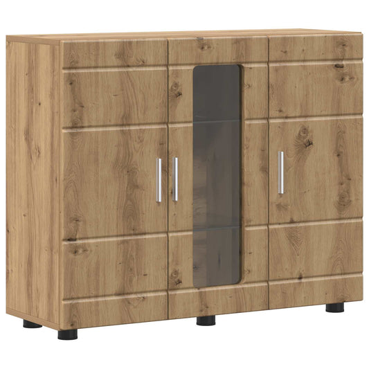 vidaXL Ξύλινο Ντουλάπι Artisan Oak Επεξεργασμένο Ξύλο