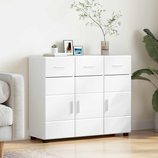 vidaXL Πλαϊνό γραφείο FLORIN 88,5 x 30,5 x 73 εκ Λευκό