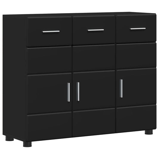 vidaXL Πλαϊνό γραφείο FLORIN 88,5 x 30,5 x 73 εκ Μαύρο