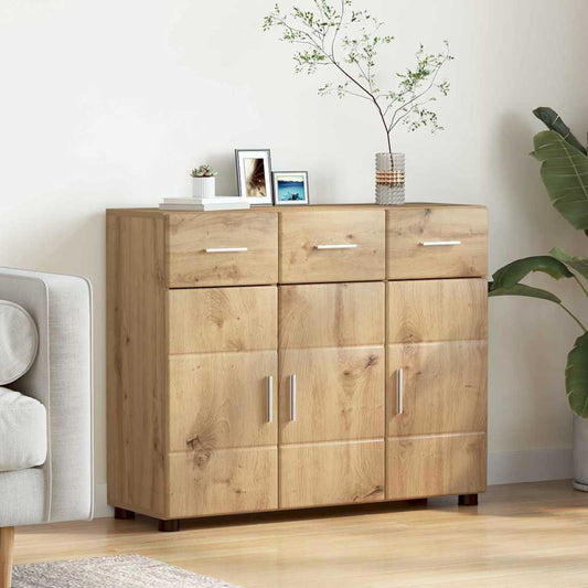 vidaXL Πλαϊνό γραφείο FLORIN 88,5 x 30,5 x 73 εκ Artisan Oak