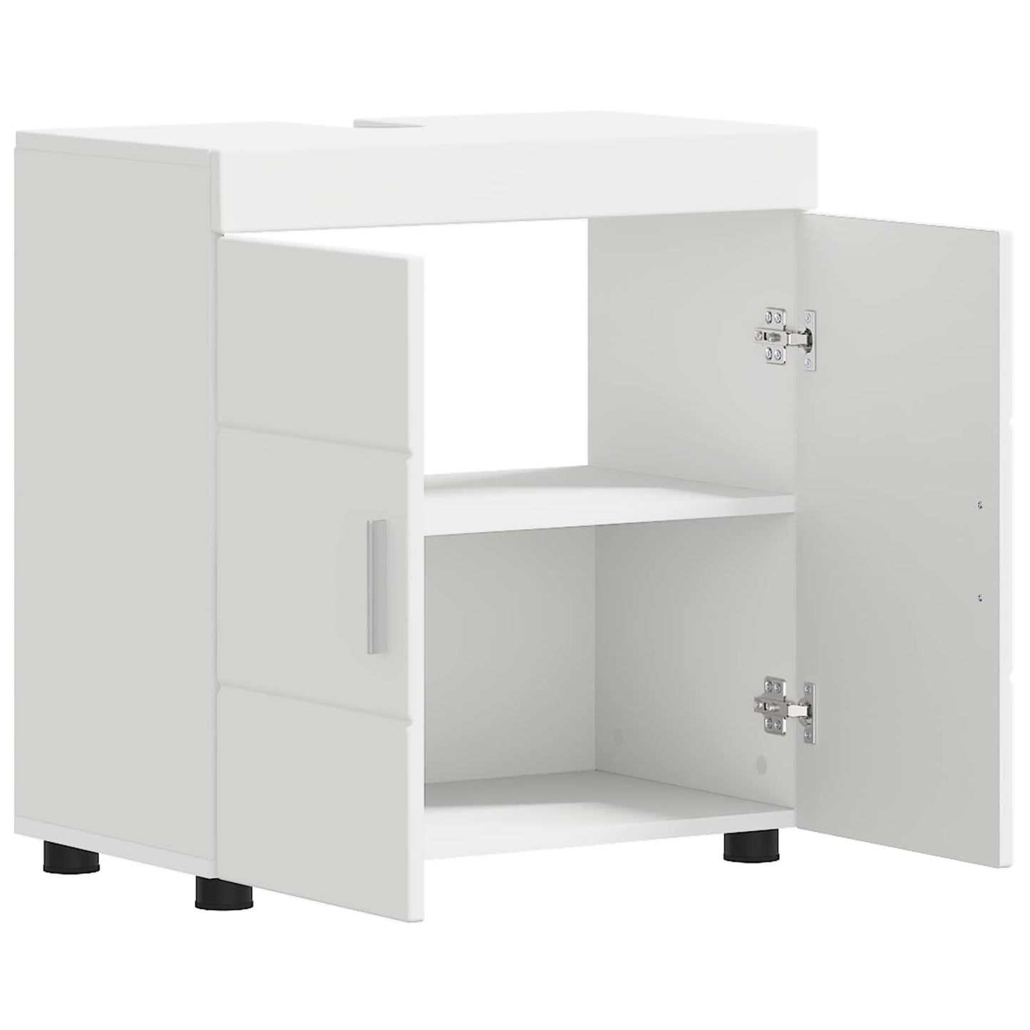 vidaXL Σετ Ντουλαπιών Μπάνιου TULUM Λευκό 60 x 34 x 63 εκ