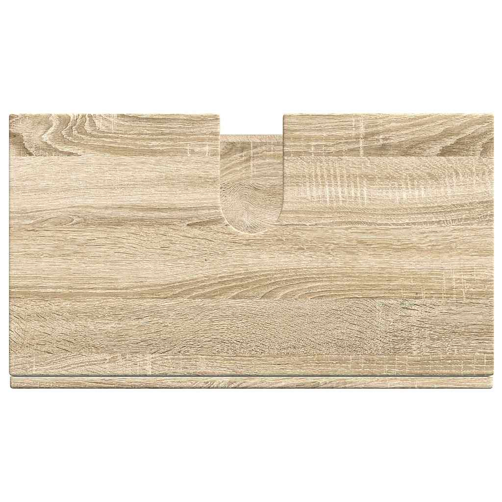 vidaXL Ντουλάπα νιπτήρα μπάνιου TULUM Sonoma Δρυς 60 x 34 x 63 εκ
