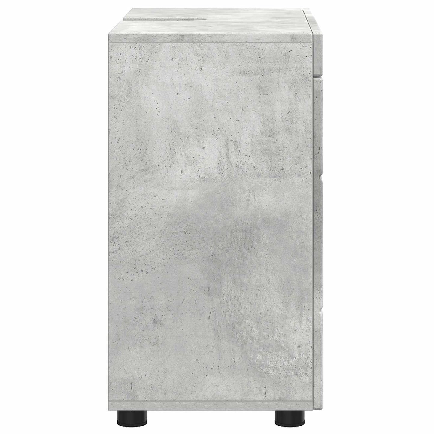 vidaXL Σετ Ντουλαπιών Μπάνιου TULUM Σκυρόδεμα Γκρι 60 x 34 x 63 εκ