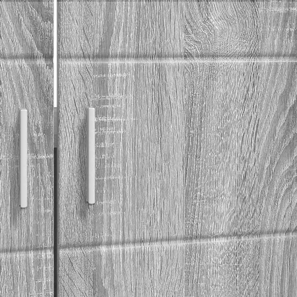 vidaXL Ντουλάπα νιπτήρα μπάνιου TULUM Γκρι sonoma 60 x 34 x 63 εκ