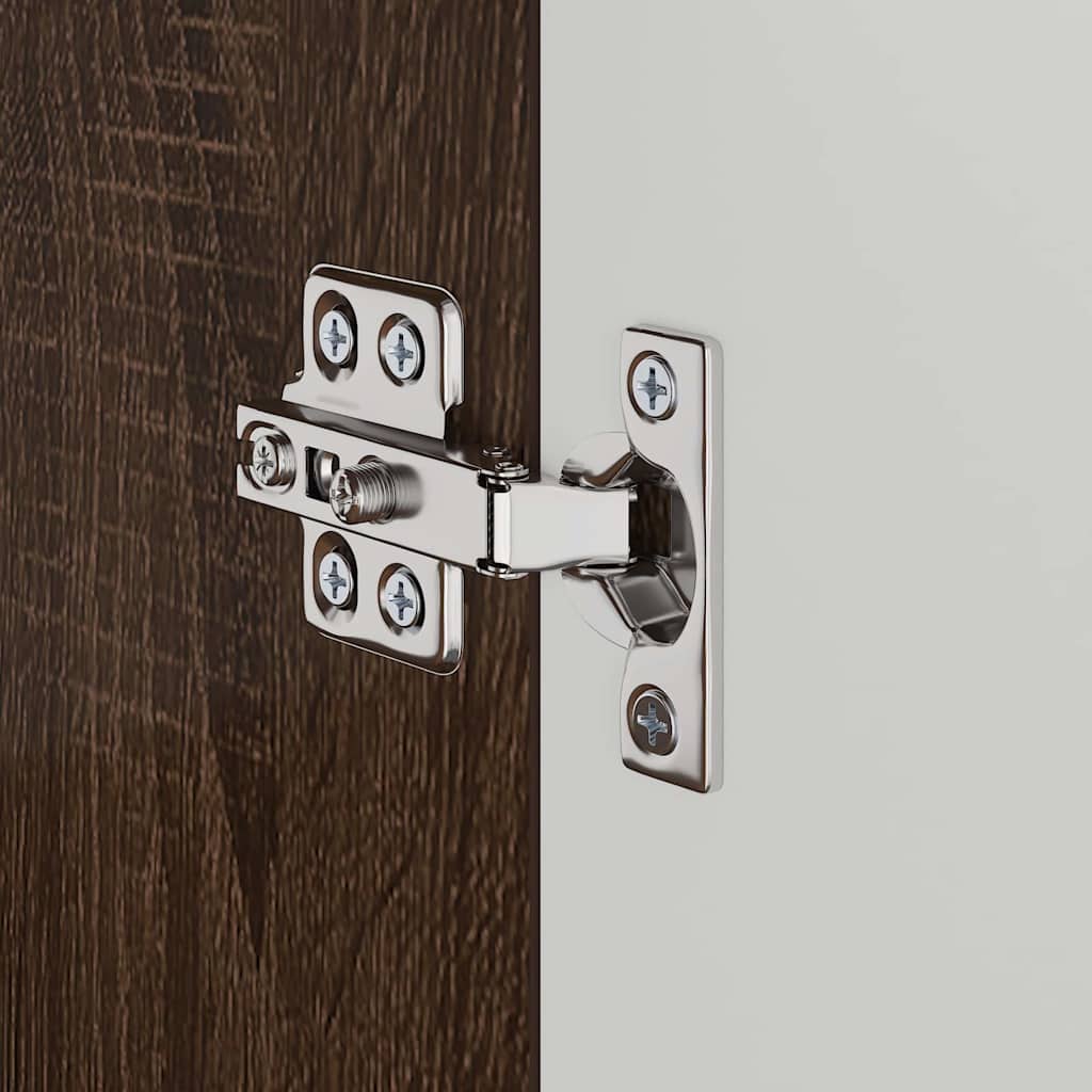 vidaXL Ντουλάπα νιπτήρα μπάνιου TULUM Καφέ δρυς 60 x 34 x 63 εκ