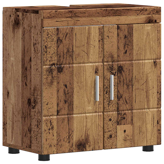 vidaXL Σετ Ντουλαπιών Μπάνιου TULUM Παλιό ξύλο 60 x 34 x 63 εκ