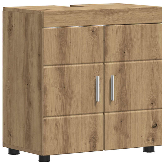 vidaXL Σετ Ντουλαπιών Μπάνιου TULUM Artisan Oak 60 x 34 x 63 εκ