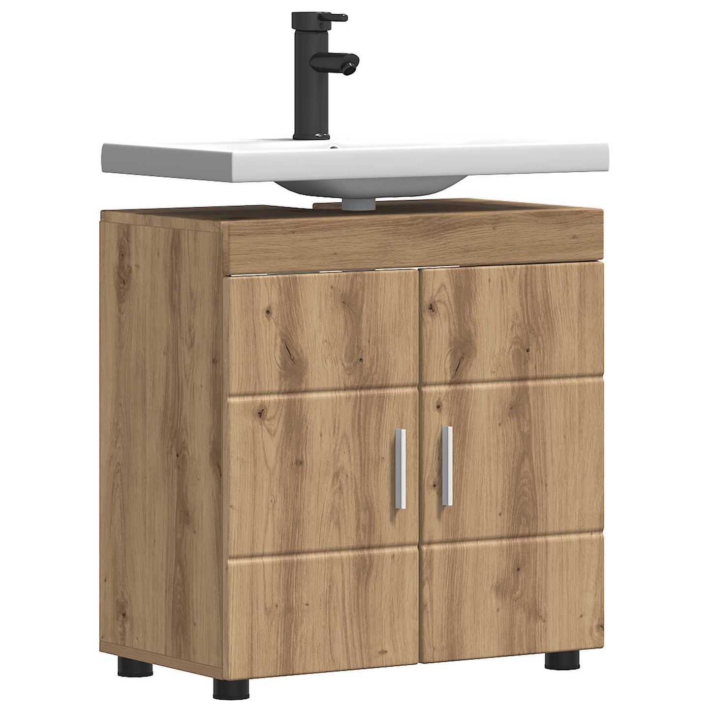 vidaXL Σετ Ντουλαπιών Μπάνιου TULUM Artisan Oak 60 x 34 x 63 εκ