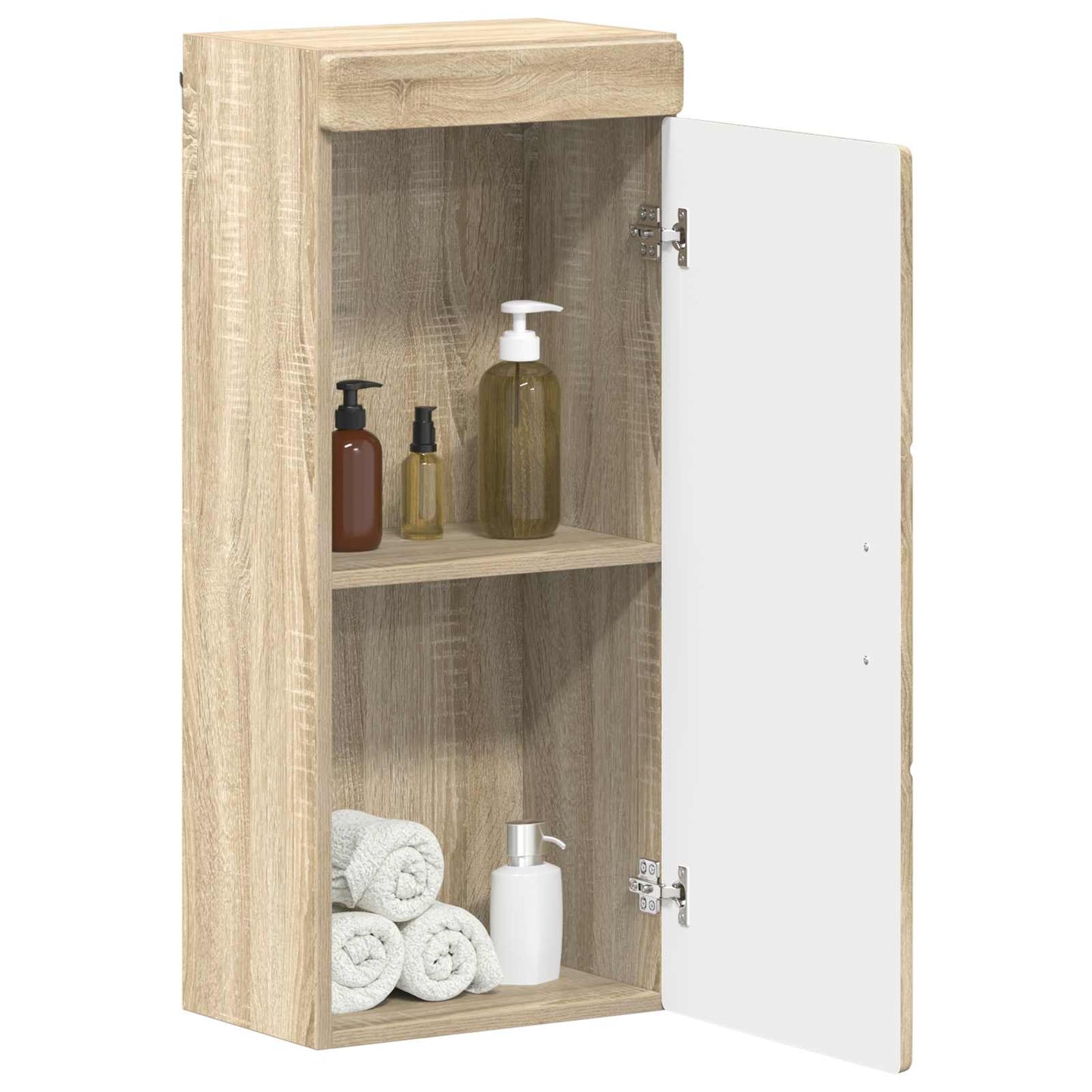 vidaXL Ντουλάπα τοίχου μπάνιου TULUM Δρύς Sonoma 37 x 24,5 x 86 εκ