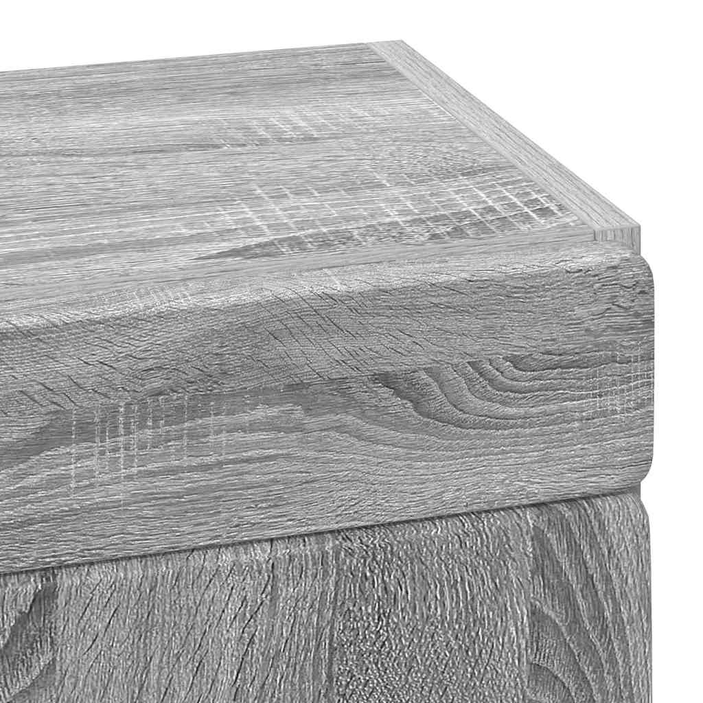 vidaXL Ντουλάπα τοίχου μπάνιου TULUM Γκρίζο Σονομα 37 x 24,5 x 86 εκ