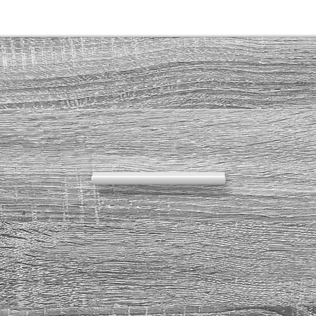 vidaXL Ντουλάπι Μπάνιου με πόρτα TULUM Γκρι sonoma 37 x 31.5 x 82 εκ