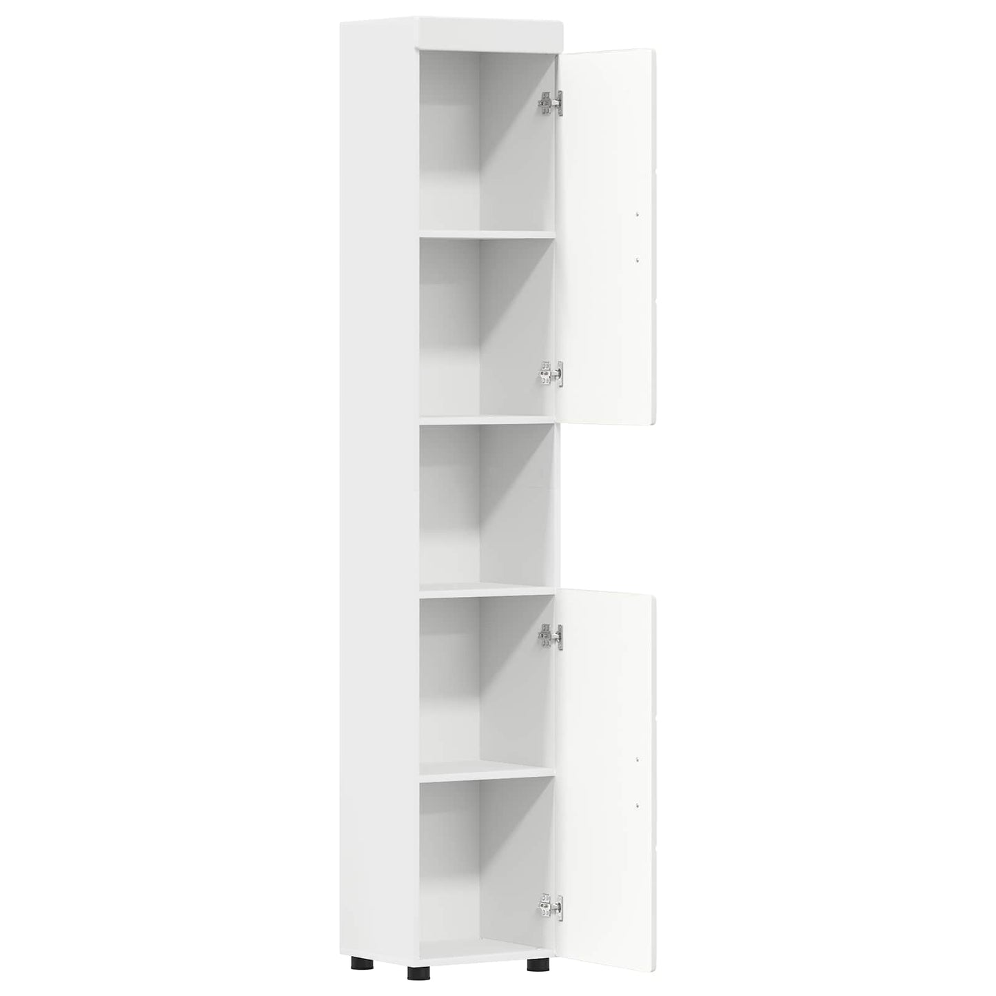 vidaXL Σετ Ντουλαπιών Μπάνιου TULUM Λευκό 37 x 31,5 x 203 εκ