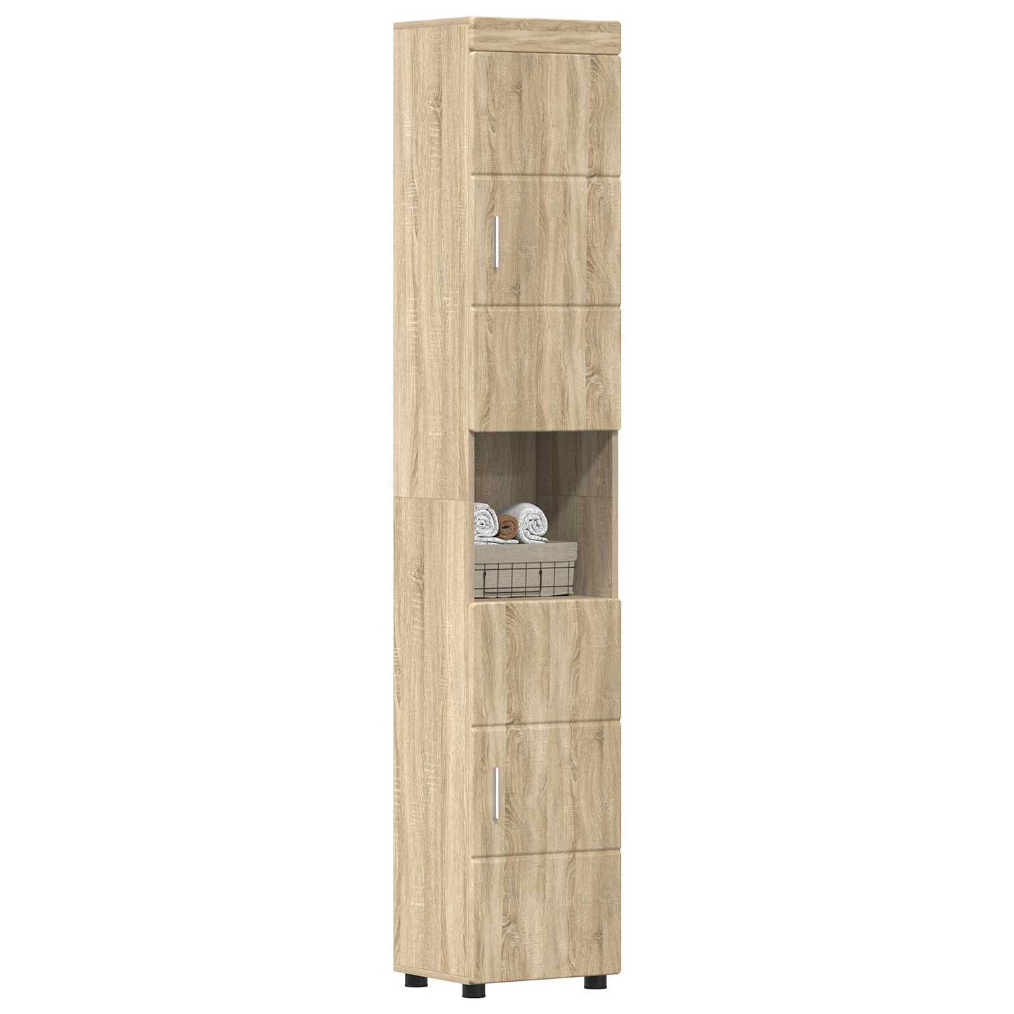 vidaXL Σετ Ντουλαπιών Μπάνιου TULUM Δρύς Sonoma 37 x 31,5 x 203 εκ