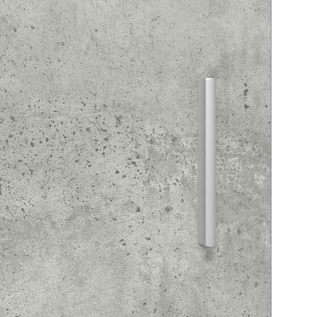 vidaXL Ντουλάπι Μπάνιου TULUM Γκρι σκυροδέματος 37 x 31.5 x 203 εκ