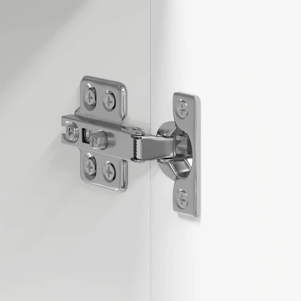 vidaXL Ντουλάπι Μπάνιου TULUM Γυαλιστερό λευκό 37 x 31.5 x 203 εκ