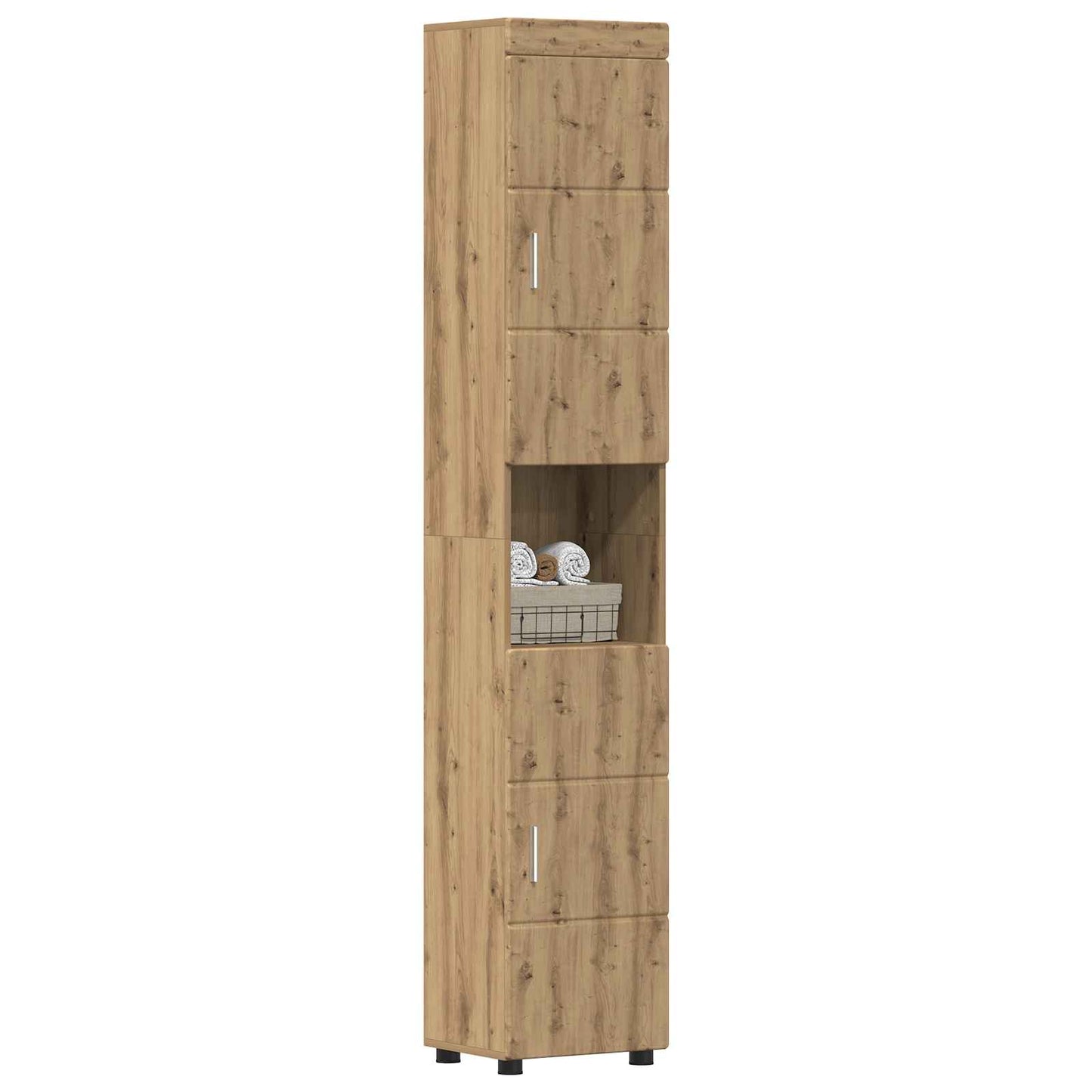 vidaXL Σετ Ντουλαπιών Μπάνιου TULUM Artisan Oak 37 x 31,5 x 203 εκ