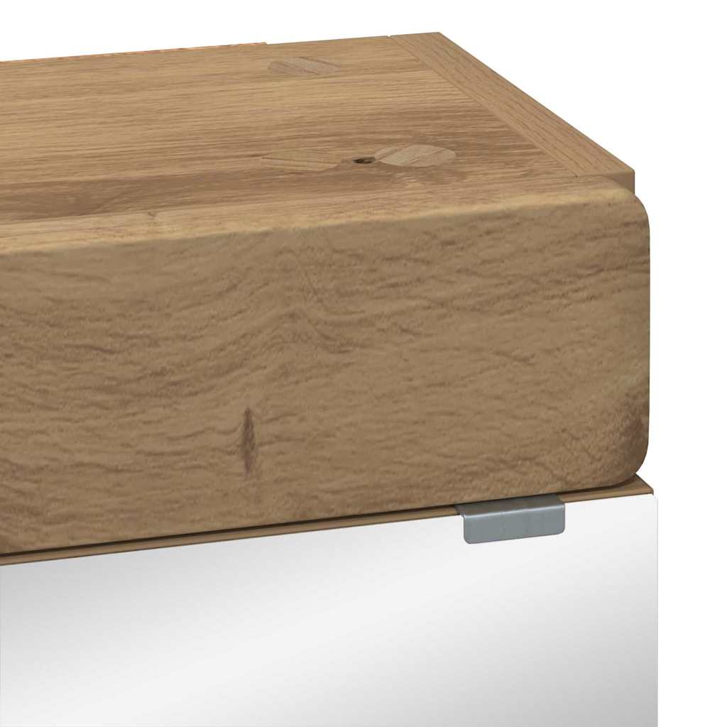 vidaXL Καθρέφτης Ντουλάπα Μπάνιου TULUM Artisan Oak 60 x 16,5 x 78 εκ