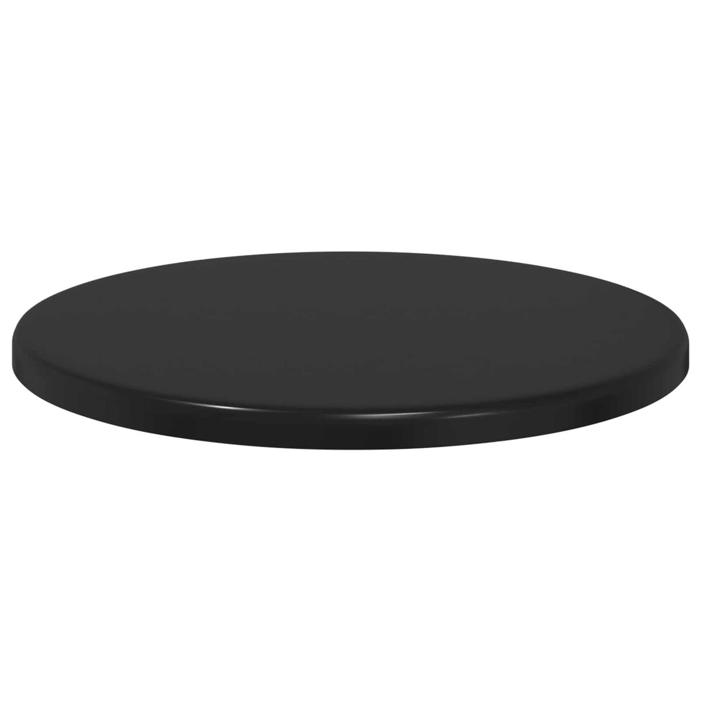 vidaXL Καπάκι τραπεζιού Ø 30 x 1,5 cm Γύρος Επεξεργασμένο Ξύλο Μαύρο