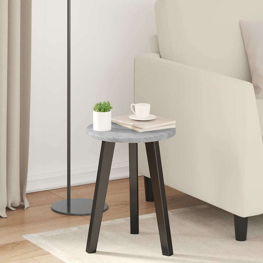 vidaXL Καπάκι τραπεζιού Γκρι σκυροδέματος Ø 30 x 1,5 cm