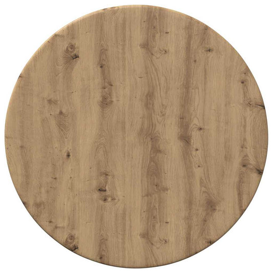 vidaXL Καπάκι τραπεζιού artisan δρυς Ø 30 x 1,5 cm Επεξεργασμένο ξύλο