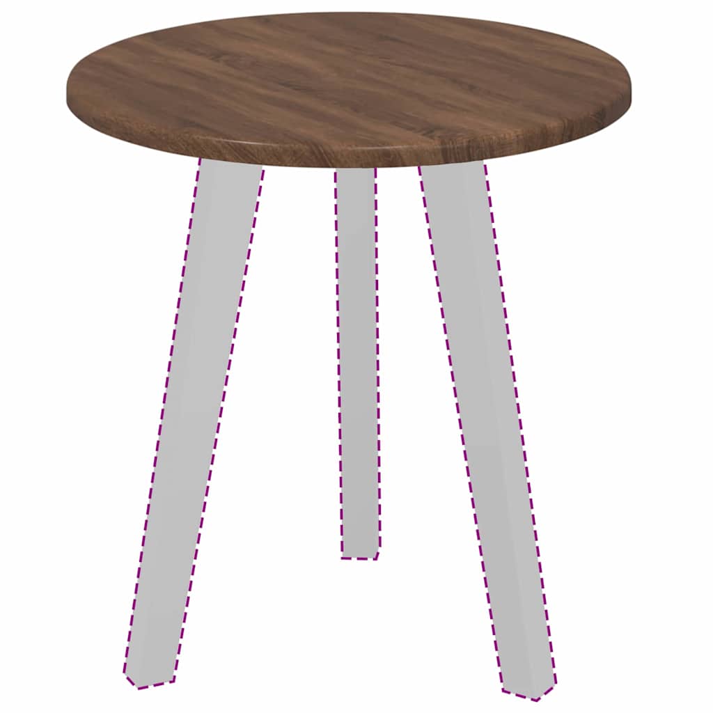 vidaXL Καπάκι τραπεζιού Καφέ δρυς 40 x 40 x 1.5 cm Επεξεργασμένο ξύλο