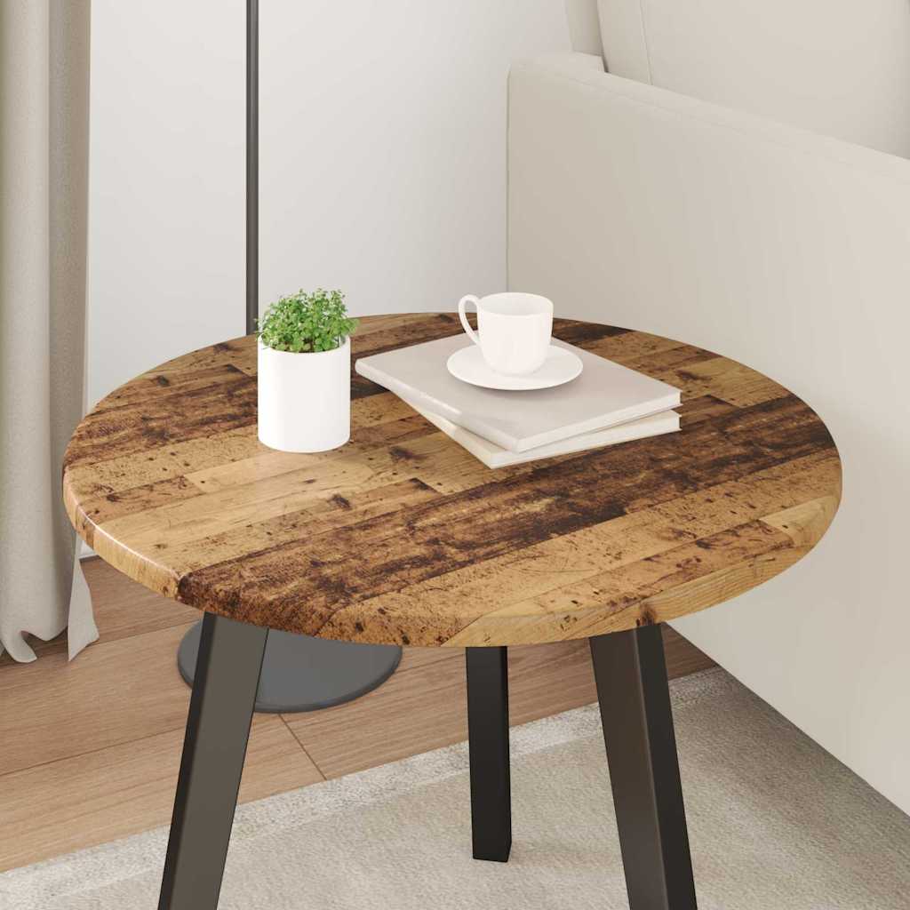 vidaXL Καπάκι τραπεζιού Παλαιό ξύλο 50 x 50 x 1.5 cm