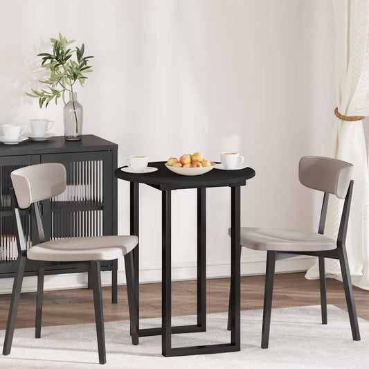 vidaXL Καπάκι τραπεζιού Μαύρο 60 x 60 x 1.5 cm Επεξεργασμένο ξύλο