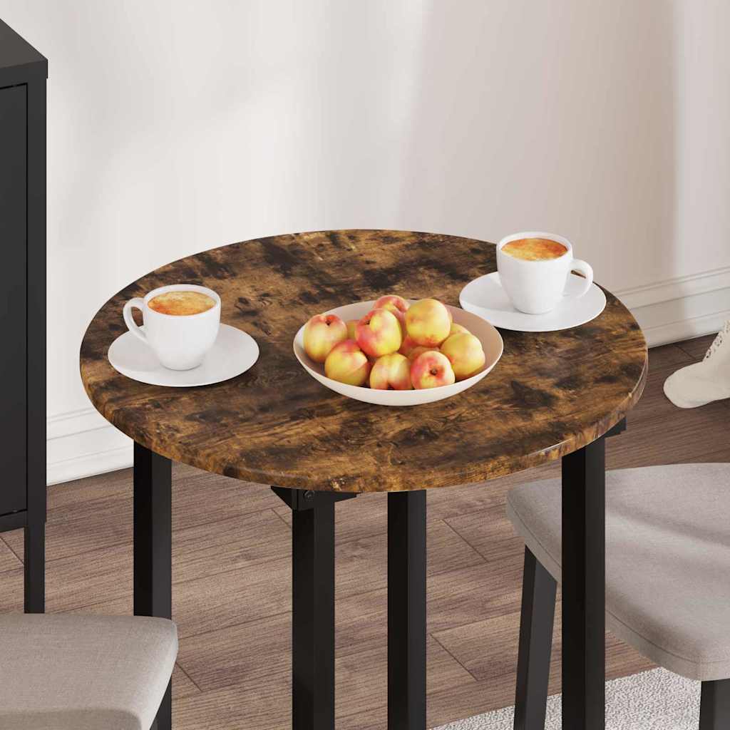 vidaXL Καπάκι τραπεζιού Καπνιστή δρυς 60 x 60 x 1.5 cm