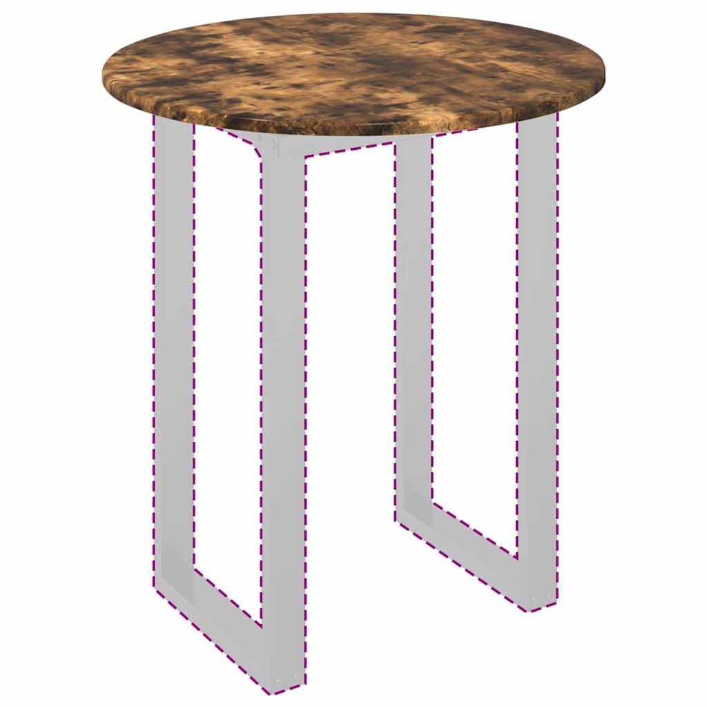 vidaXL Καπάκι τραπεζιού Καπνιστή δρυς 60 x 60 x 1.5 cm