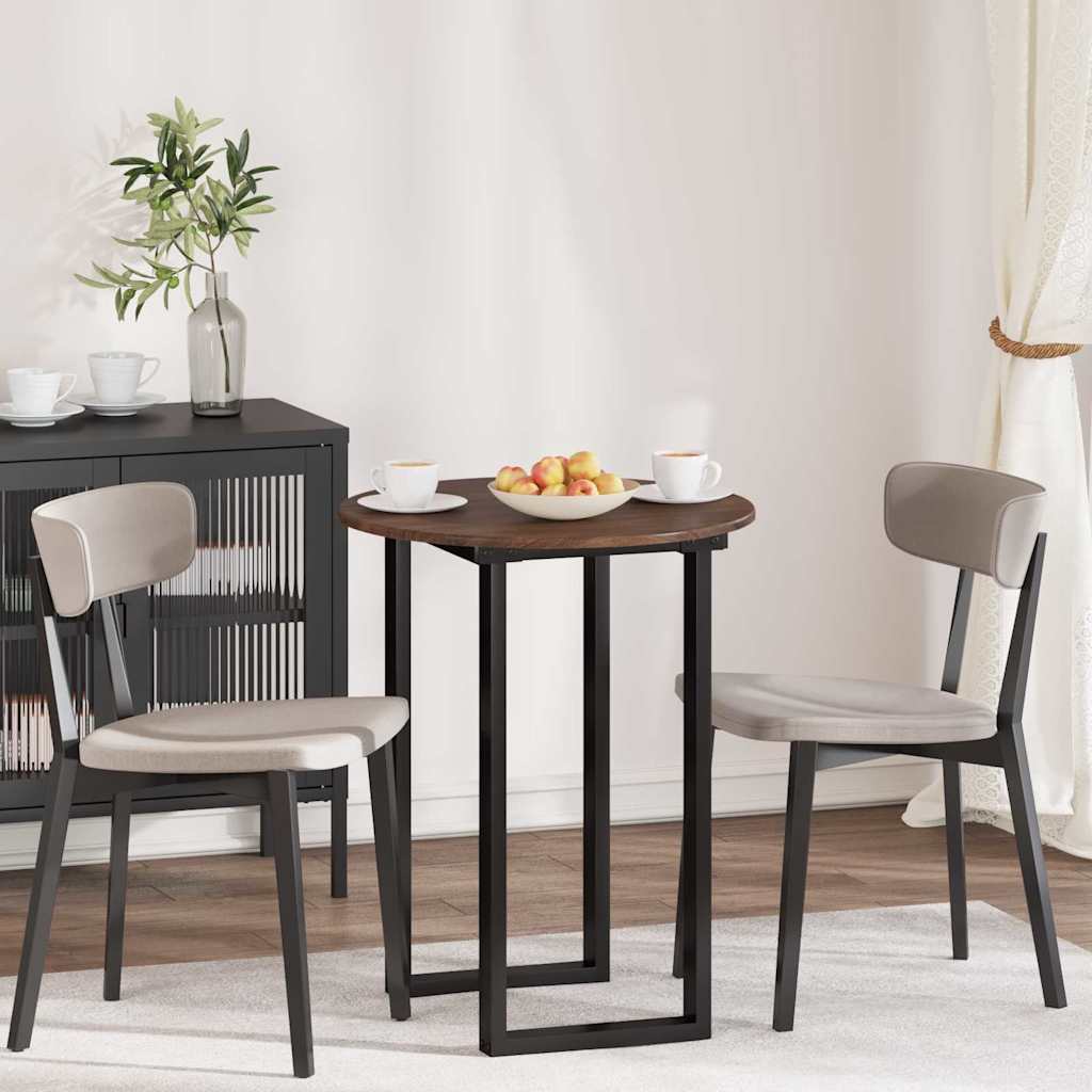 vidaXL Καπάκι τραπεζιού Καφέ δρυς 60 x 60 x 1.5 cm Επεξεργασμένο ξύλο