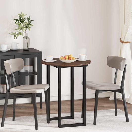 vidaXL Καπάκι τραπεζιού Καφέ δρυς 60 x 60 x 1.5 cm Επεξεργασμένο ξύλο