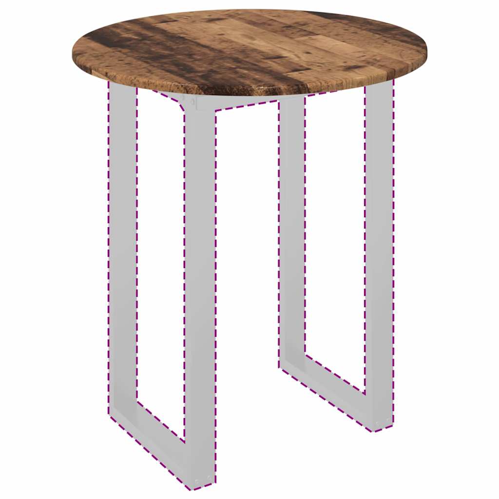 vidaXL Καπάκι τραπεζιού Παλαιό ξύλο 60 x 60 x 1.5 cm