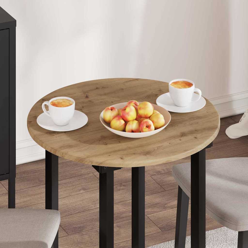 vidaXL Καπάκι τραπεζιού artisan δρυς 60 x 60 x 1.5 cm