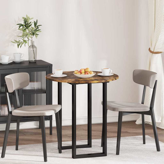 vidaXL Καπάκι τραπεζιού Καπνιστή δρυς 70 x 70 x 1.5 cm