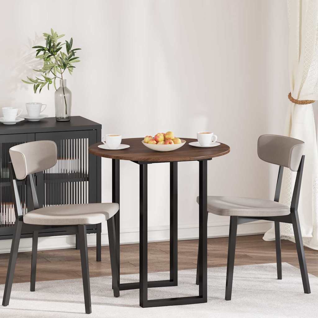 vidaXL Καπάκι τραπεζιού Καφέ δρυς 70 x 70 x 1.5 cm Επεξεργασμένο ξύλο