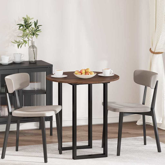 vidaXL Καπάκι τραπεζιού Καφέ δρυς 70 x 70 x 1.5 cm Επεξεργασμένο ξύλο