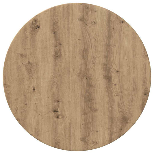 vidaXL Καπάκι τραπεζιού Ø 70 x 1,5 cm Γύρος Επεξεργασμένο Ξύλο
