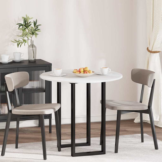 vidaXL Καπάκι τραπεζιού Λευκό 80 x 80 x 1.5 cm Επεξεργασμένο ξύλο